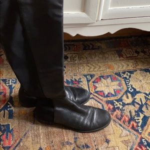 Stuart Weitzman Leather Over The Knee 5050 boots